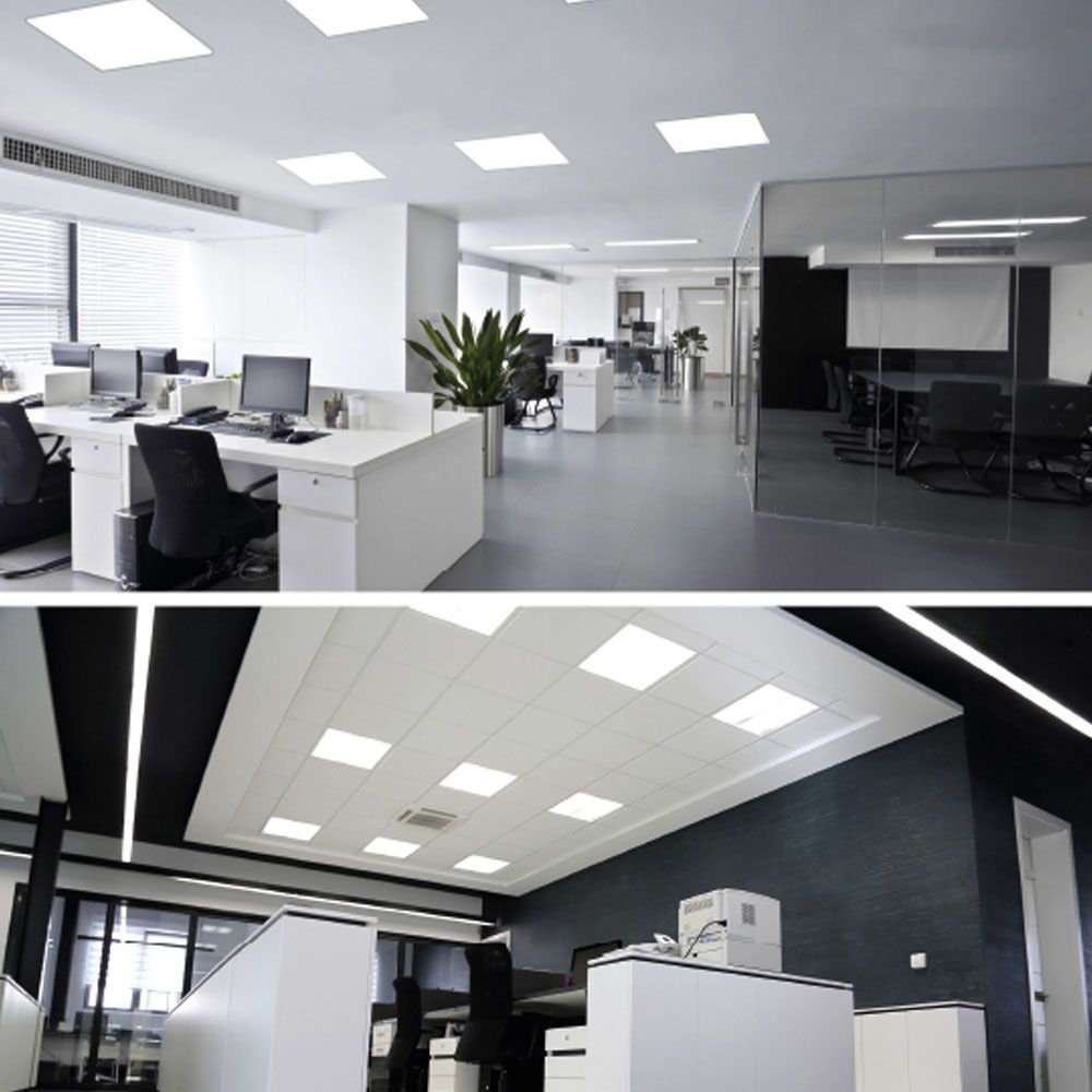 Panel led 40 w 4000 k 4300 lm luz dia 59,5 x 59,5 x 3,5 cm