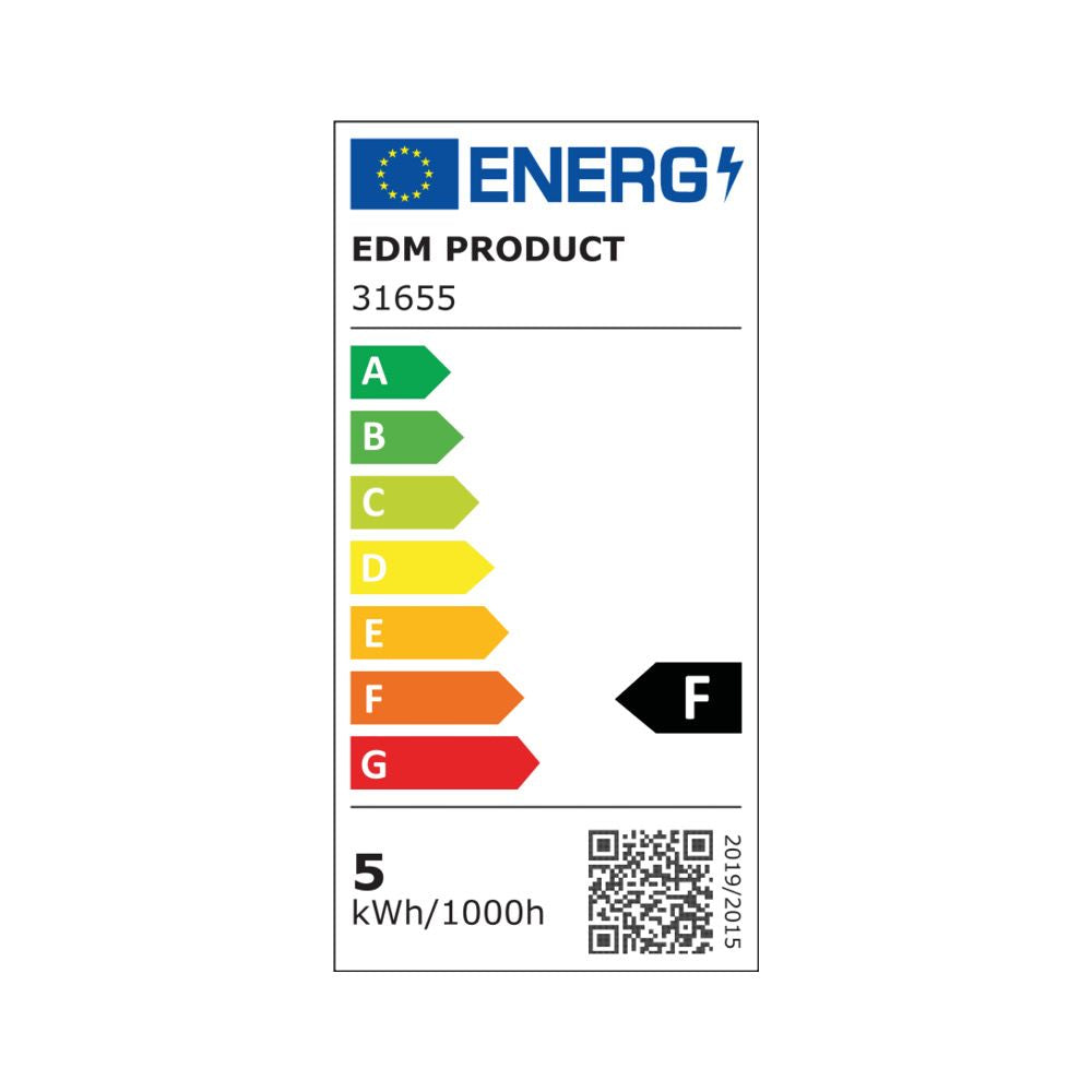 Downlight led empotrable cuadrado 5 w 6400 k luz fria color blanco 9 x 9 cm