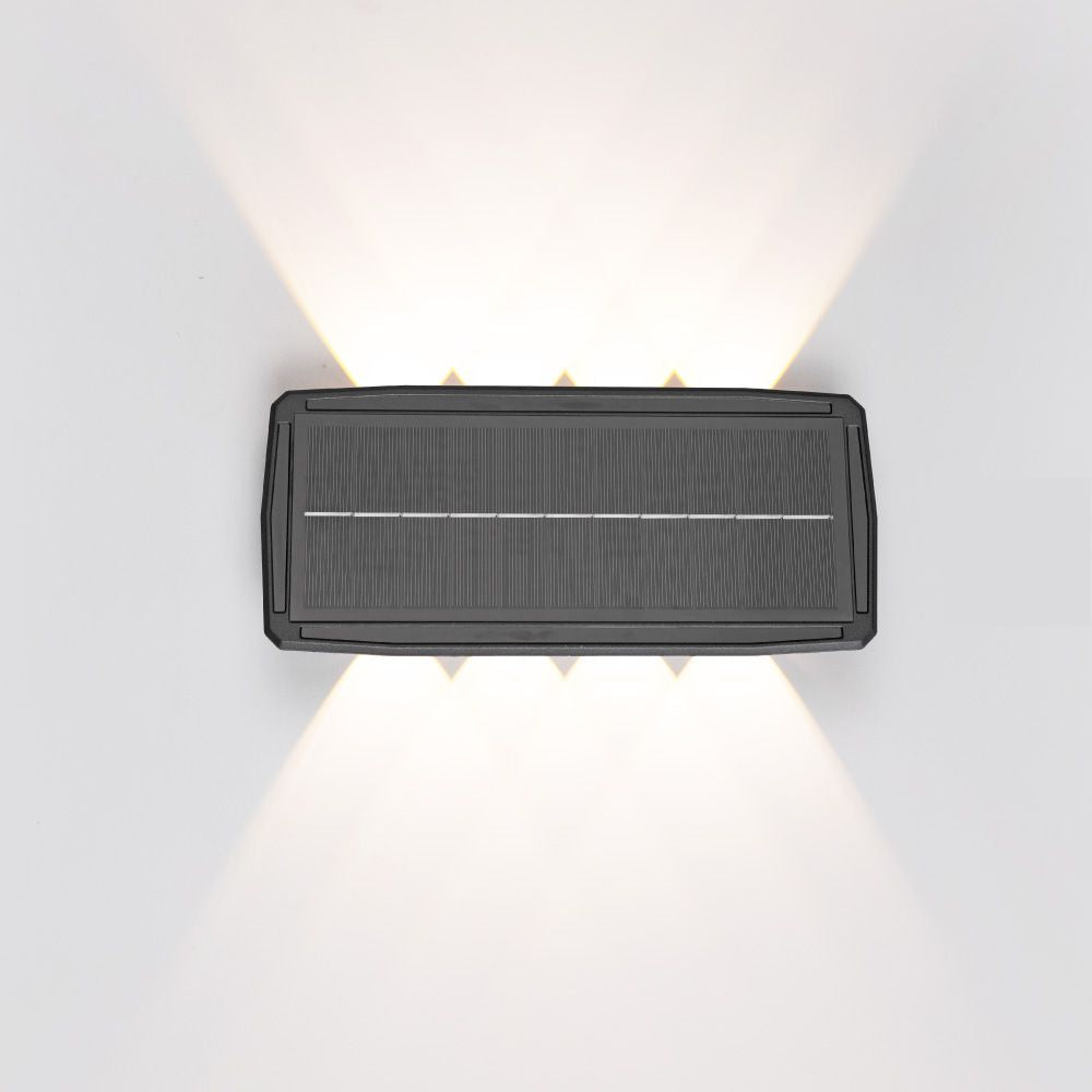 Aplique solar led 400lm 8w 3.000k