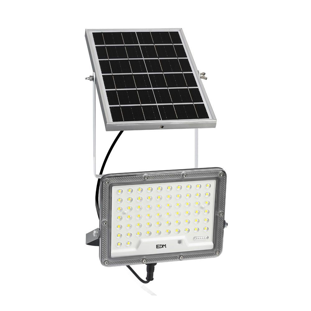 Foco proyector solar slim 100 w 1.200 lm 6500 k luz fría