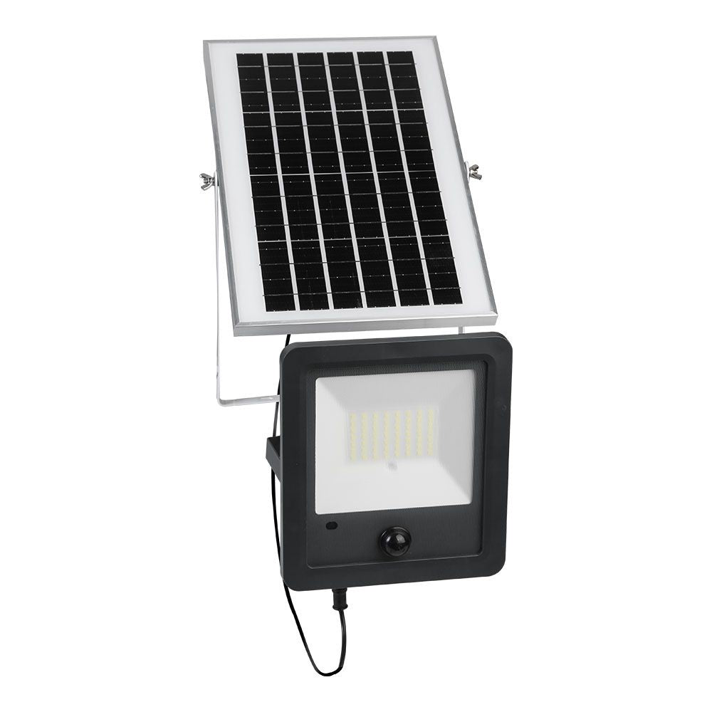 Foco proyector solar con sensor 300 w 3500 lm 6500 k luz fría