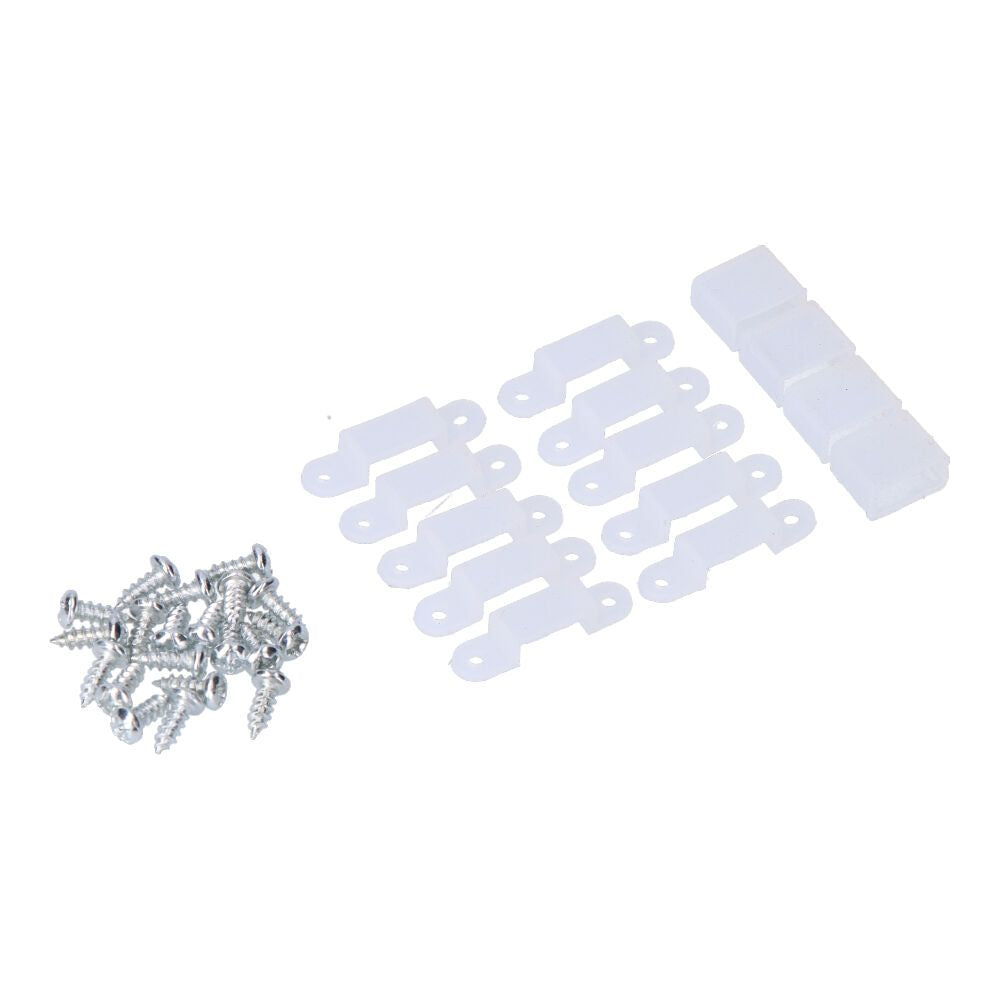 Tira led adhesiva 4.000k 8 w/m 100 lm/w 24 v dc ip65, 5 m x 10 mm luz dia