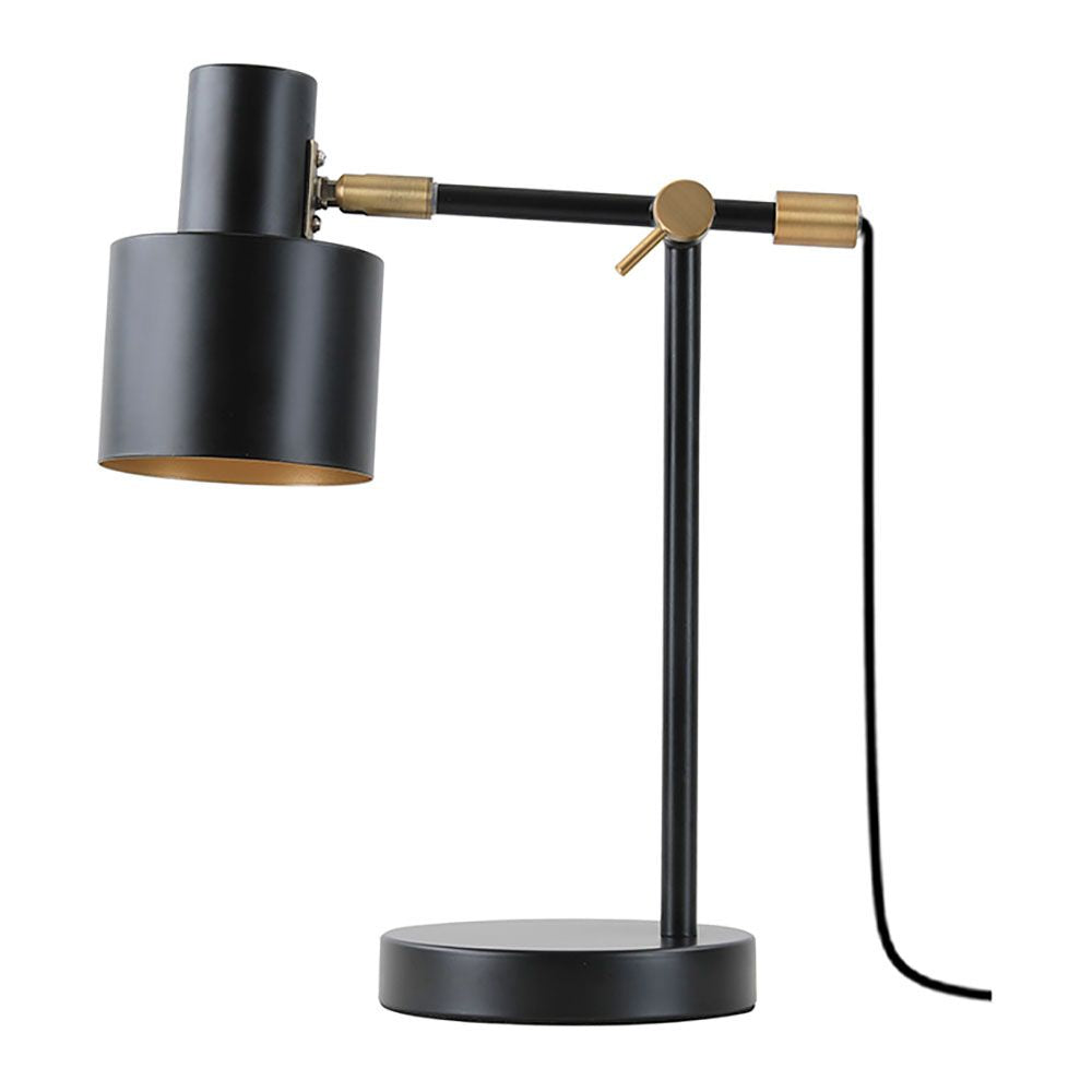 Lámpara de mesa serantes, 1xe27, color negro, 300 x 140 x 351 mm