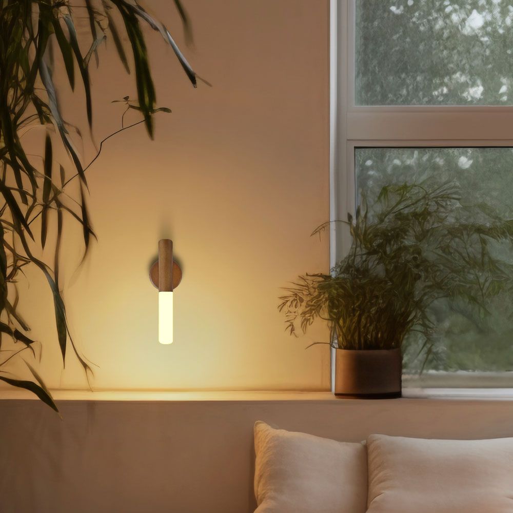 Lámpara de pared recargable led 1w 60 lm 3.000 k