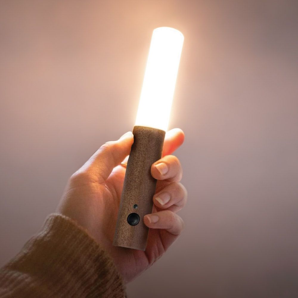 Lámpara de pared recargable led 1w 60 lm 3.000 k con sensor movimiento