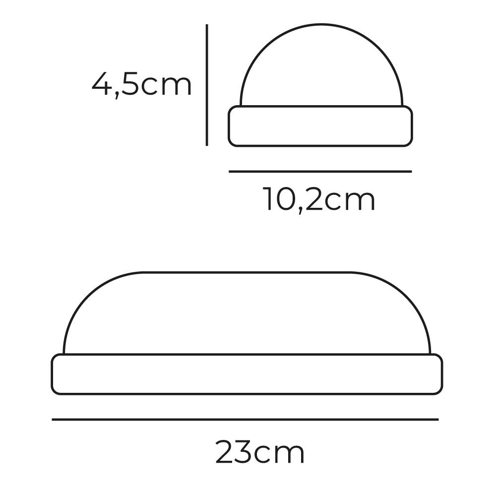 Aplique led oval con sensor crepuscular y de movimiento 18 w 1820 lm 4.000 k 10,2 x 4,5 x 23 cm
