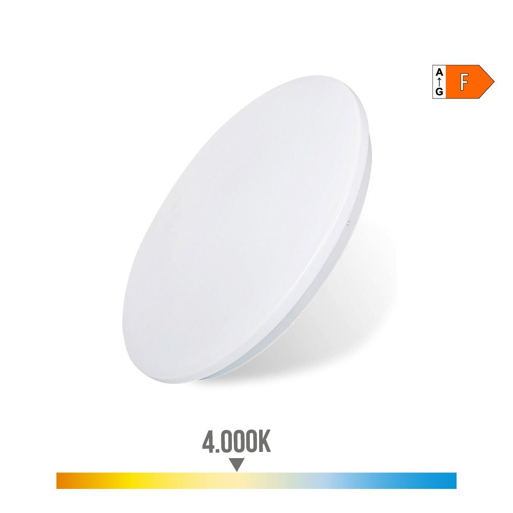 Aplique led circular de superficie 18w 4000 k 1820 lm ø32,5 x 6,2 cm