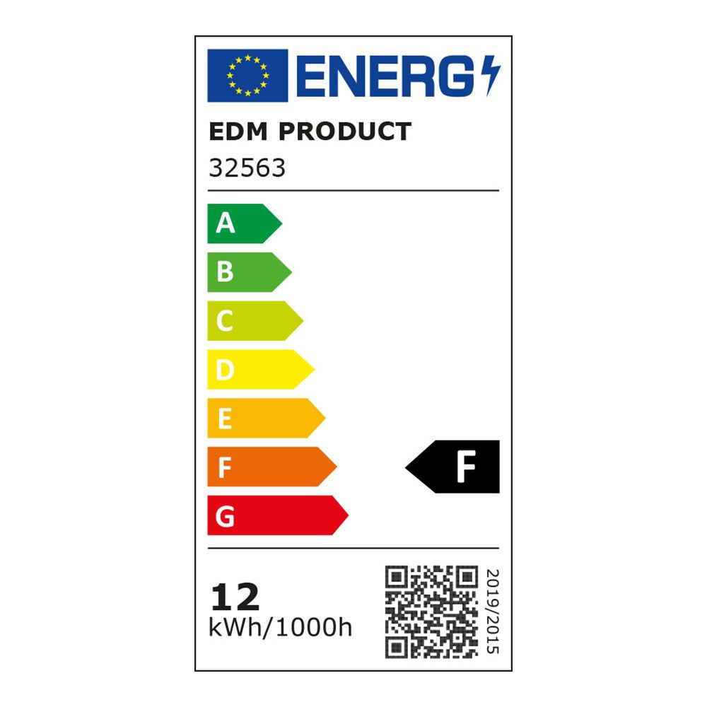 Aplique super led de superficie modelo desert 12 w 6500 k 1160 lm ø27 x 6 cm