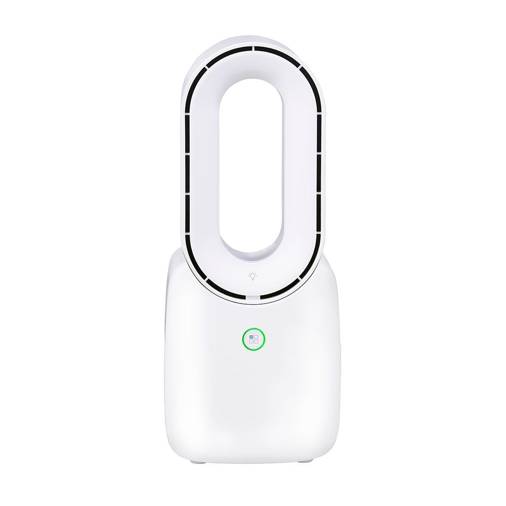 Ventilador de sobremesa recargable con usb sin aspas, 3 velocidades 12,4 x 9 x 30 cm