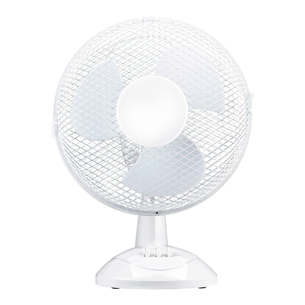 Ventilador de sobremesa blanco 22 w, ø23 cm, 270 x 210 x 352 mm
