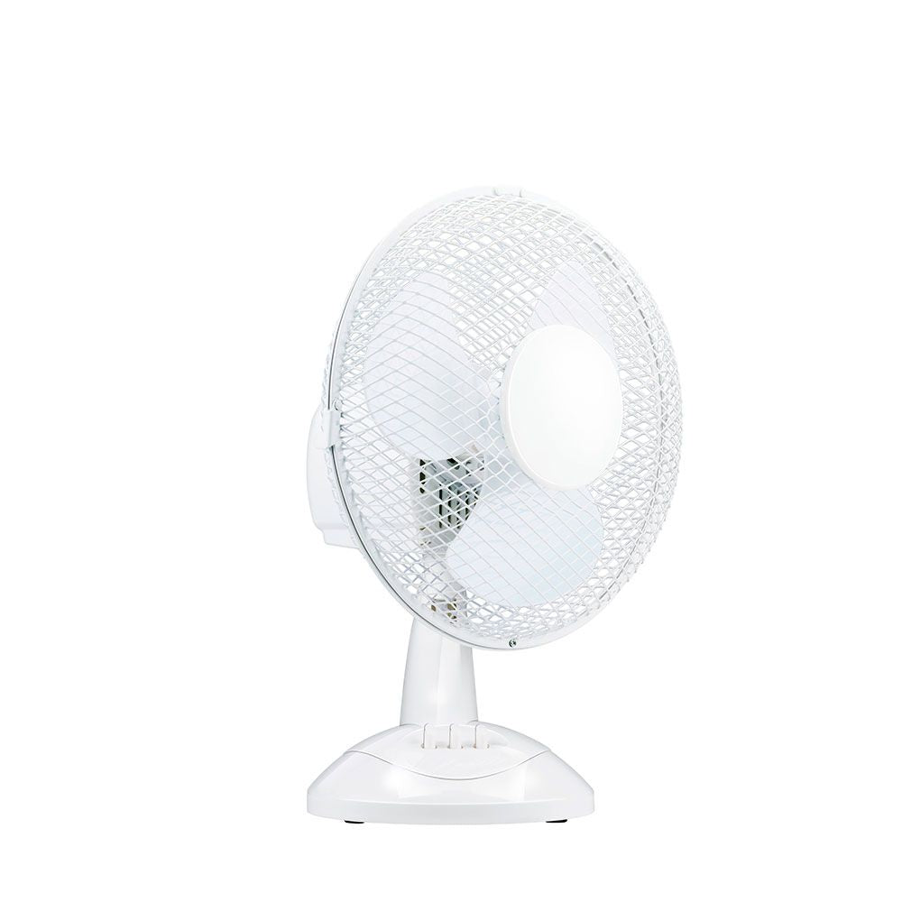 Ventilador de sobremesa blanco 22 w, ø23 cm, 270 x 210 x 352 mm