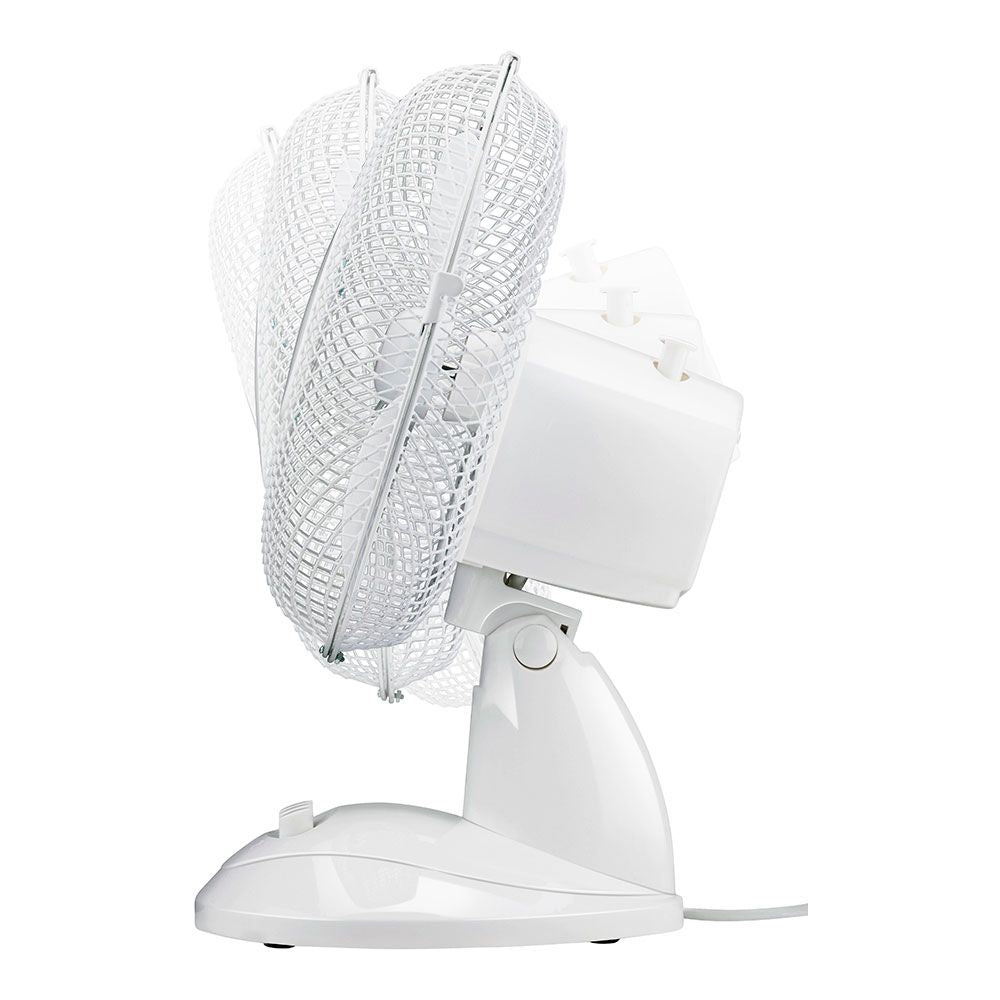Ventilador de sobremesa blanco 22 w, ø23 cm, 270 x 210 x 352 mm