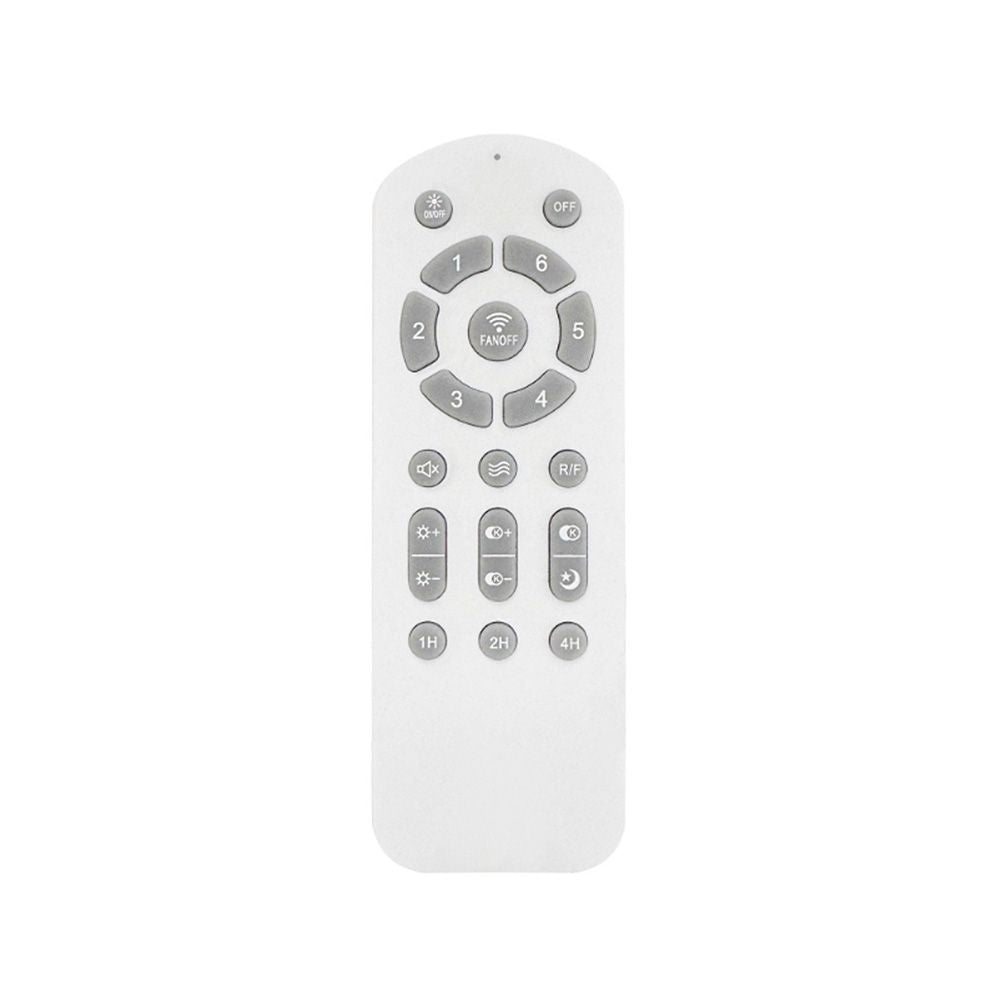 Ventilador de techo led 3cct aspas retráctiles supereco 45 w 4400 lm blanco, ø106 cm, plafón ø48,5 cm, altura 32 - 42 cm