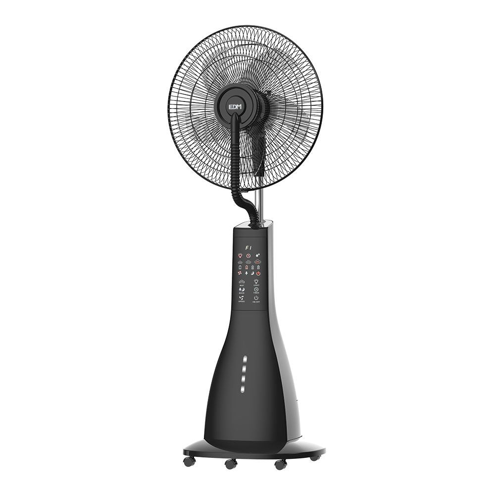 Ventilador nebulizador recargable 70w, 41 x 41 x 128 cm