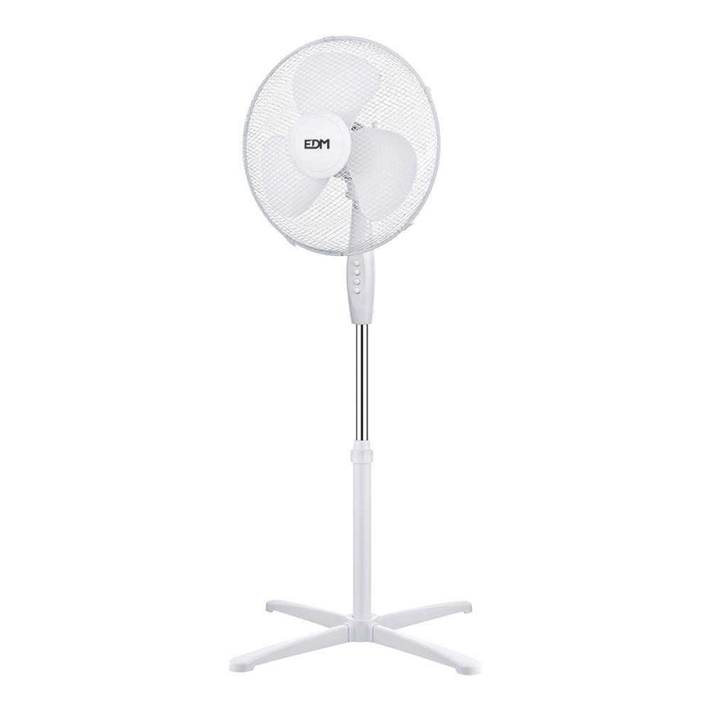 Ventilador de pie 38 w, blanco, ø40 cm, pack de 2 unidades