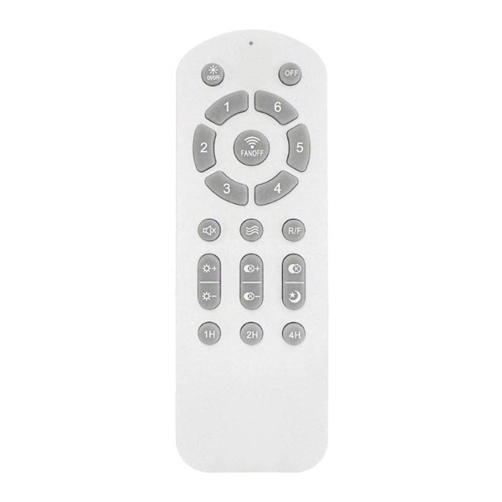 Ventilador techo, led 3cct, aspas retráctiles, milky m eco, 45 w, 4400 lm, blanco, ø106 cm, plafón ø48 cm, altura 32 - 42 cm