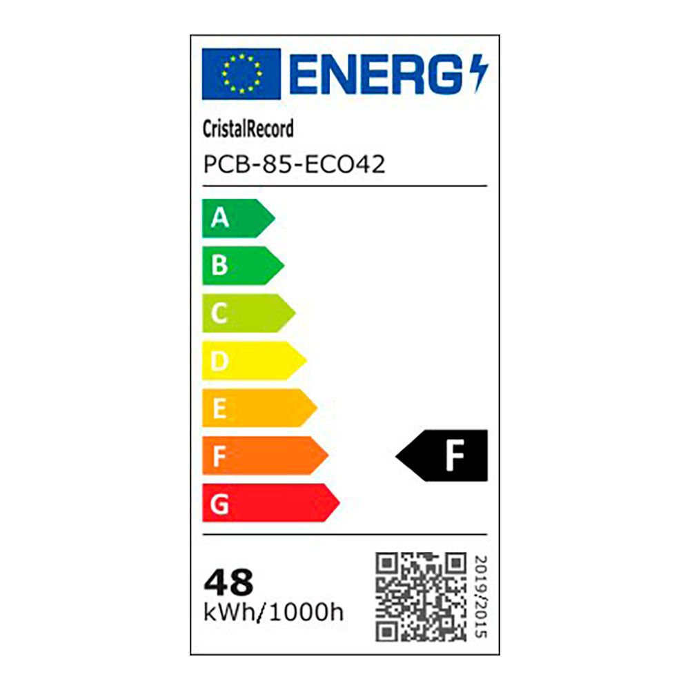 Ventilador techo, led 3cct, aspas retráctiles, milky m eco, 45 w, 4400 lm, blanco, ø106 cm, plafón ø48 cm, altura 32 - 42 cm