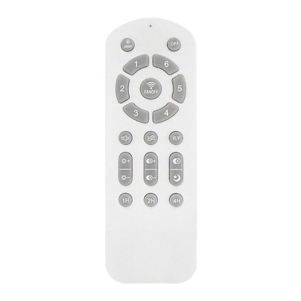 Ventilador techo led 3cct aspas retráctiles dc 39w 3822 lm, blanco, 92 cm