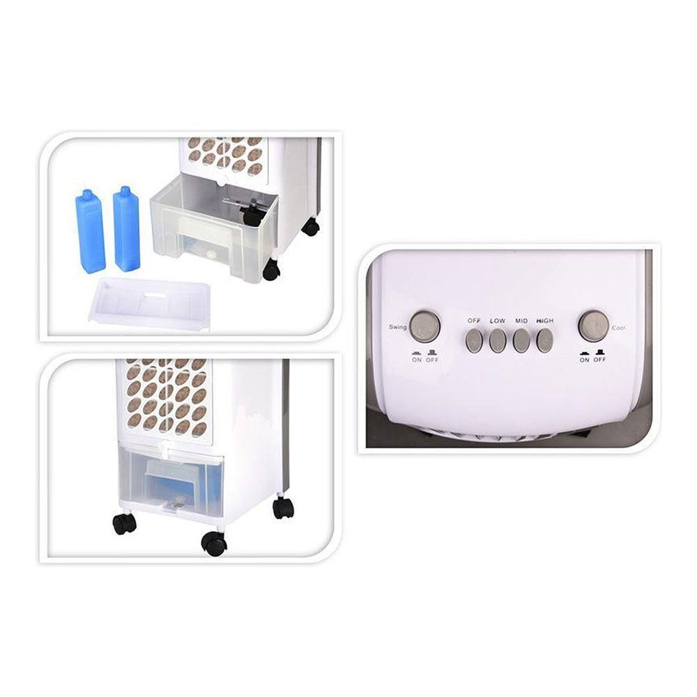 Climatizador por agua 80w - 65db - 3,6l 24 x 26 x 57 cm