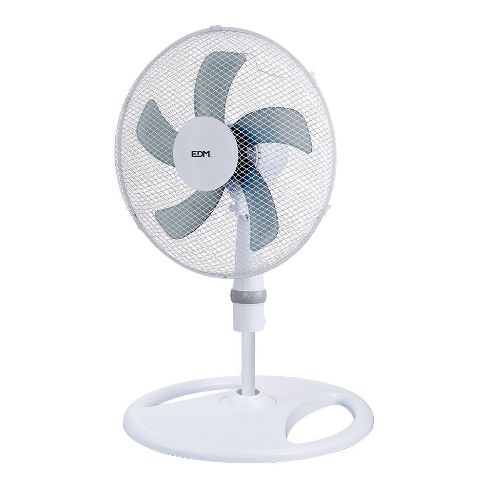 Ventilador 3 en 1, blanco, potencia 45w, aspas ø40 cm, altura regulable 107-133 cm