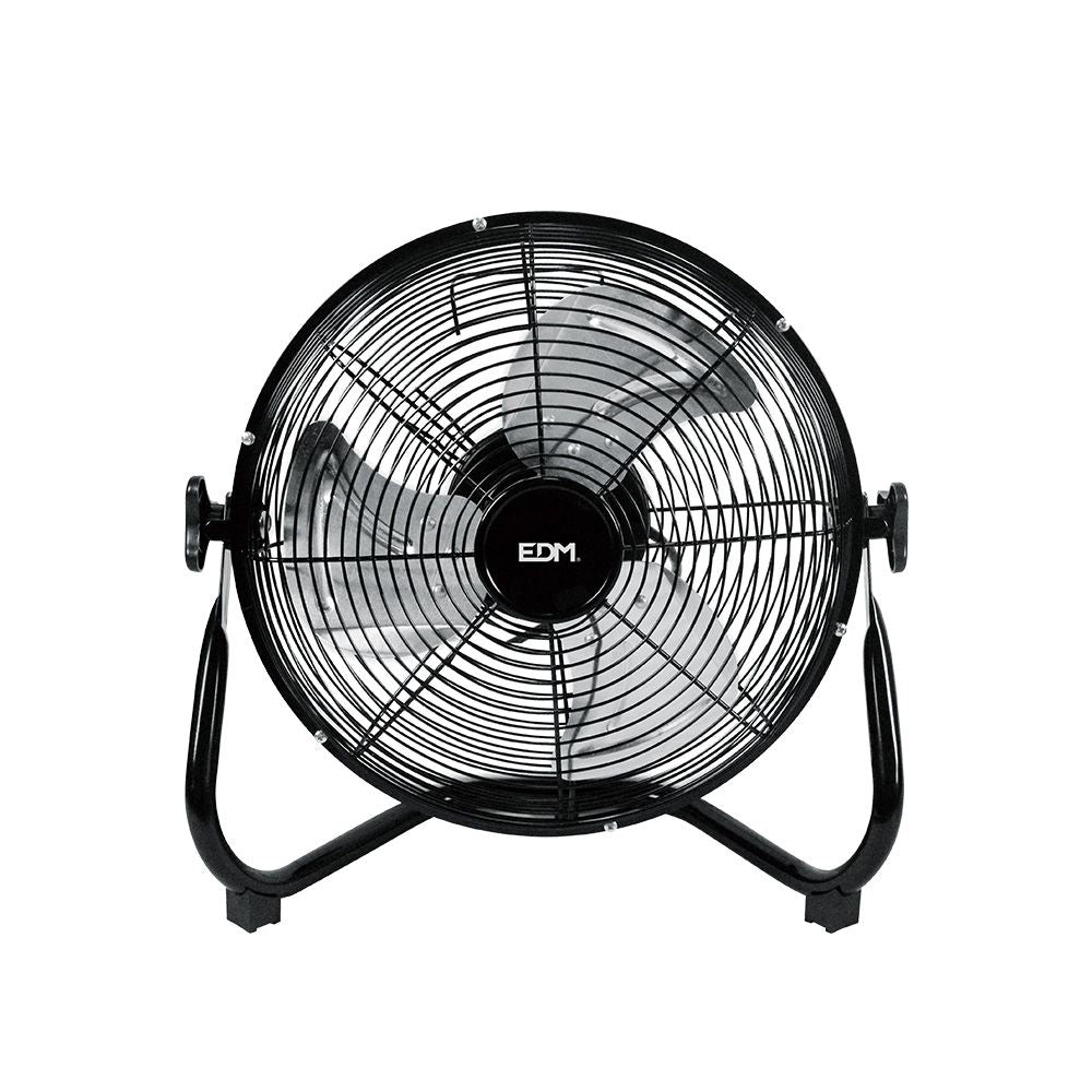Ventilador industrial de suelo. color negro 40w, 57,7 db, aspas ø30 x 41 cm