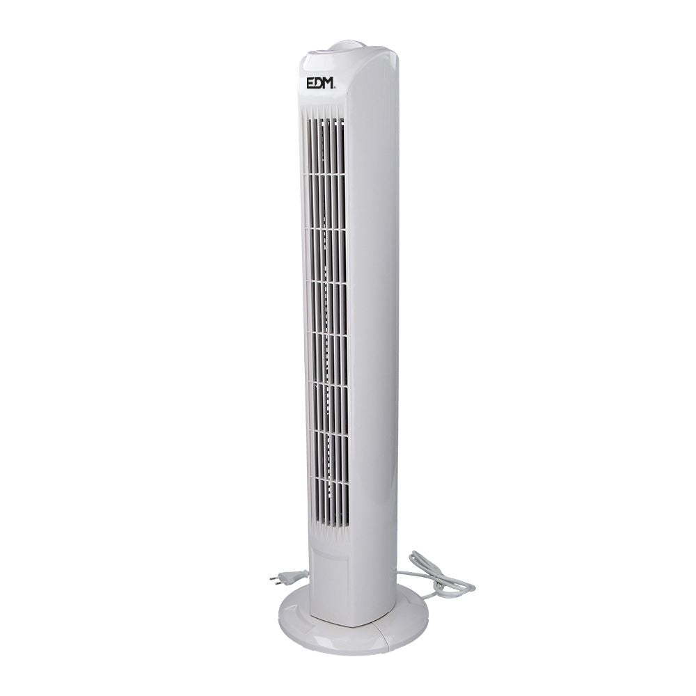 Ventilador de torre. potencia: 45 w, 60db, blanco 21 x 78 cm