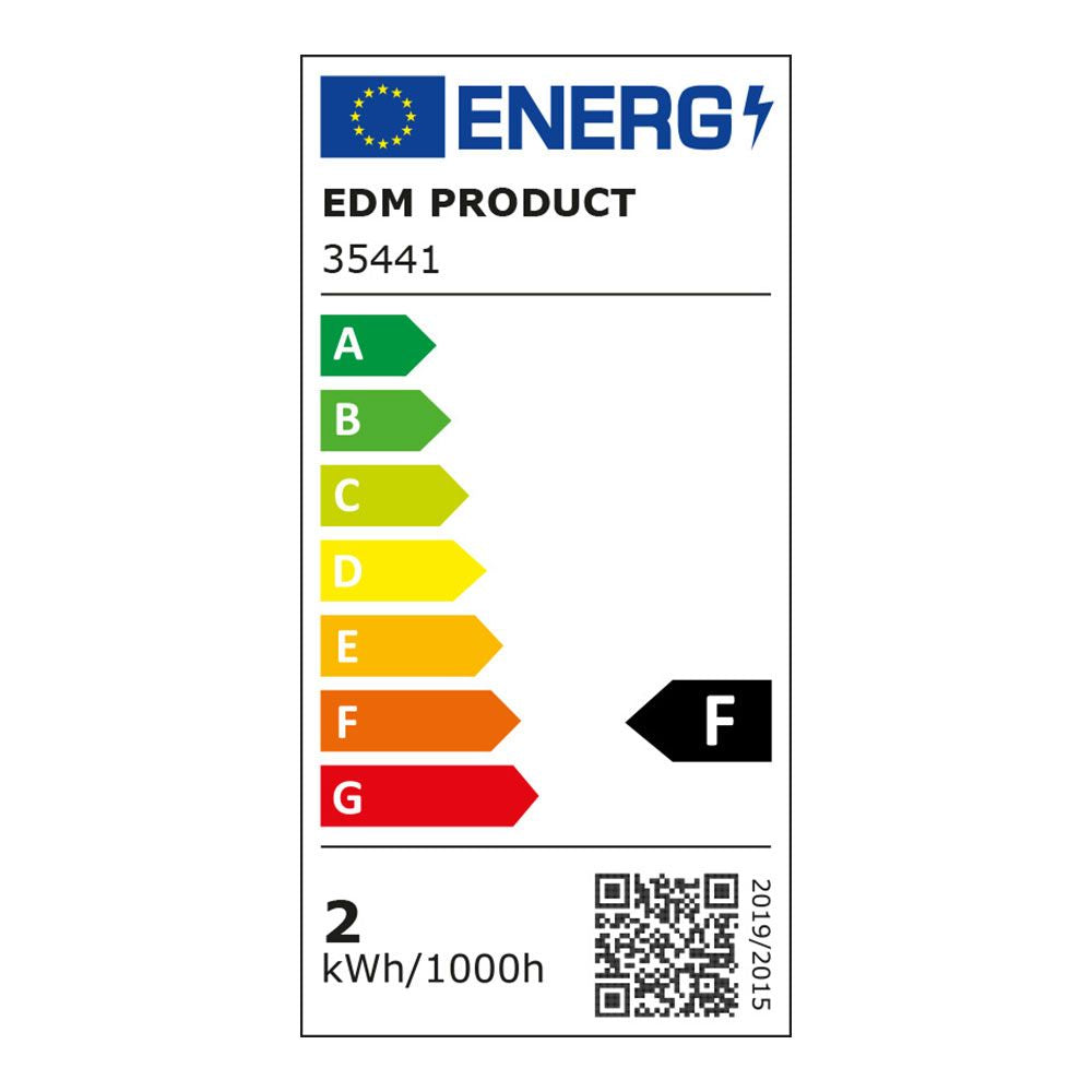Bombilla esferica led e27 1,5 w 130 lm 6400 k luz fria ø45 x 69 mm