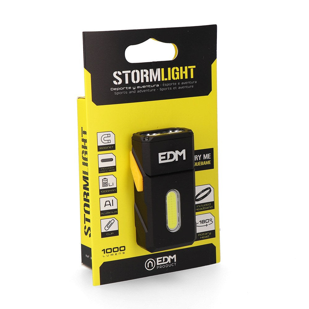 Mini linterna led stormlight, recargable, 13 w, 1000 lm