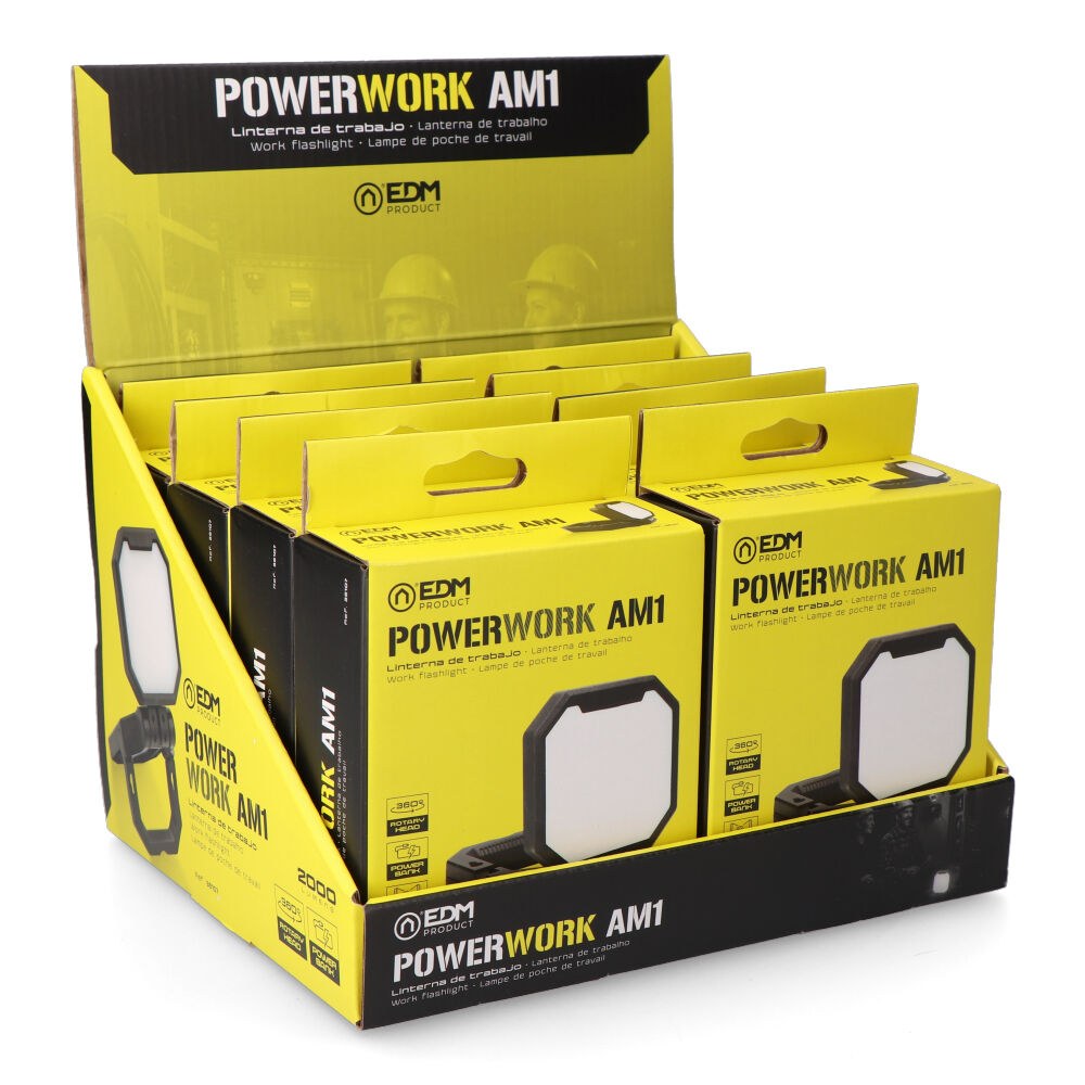 Foco led de trabajo power work am1 20 w 2.000 lm 3 en 1