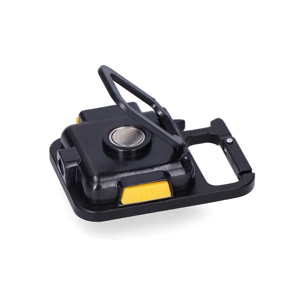 Linterna llavero multifuncional cob 6 w, medida 45 x 21,5 x 62 mm