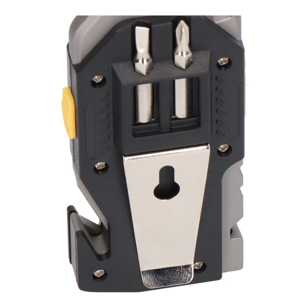 Linterna de seguridad 6 en 1 titan survival, 2 leds, 400 lm, 7+2,5 w - 39 x 21 x 92 mm