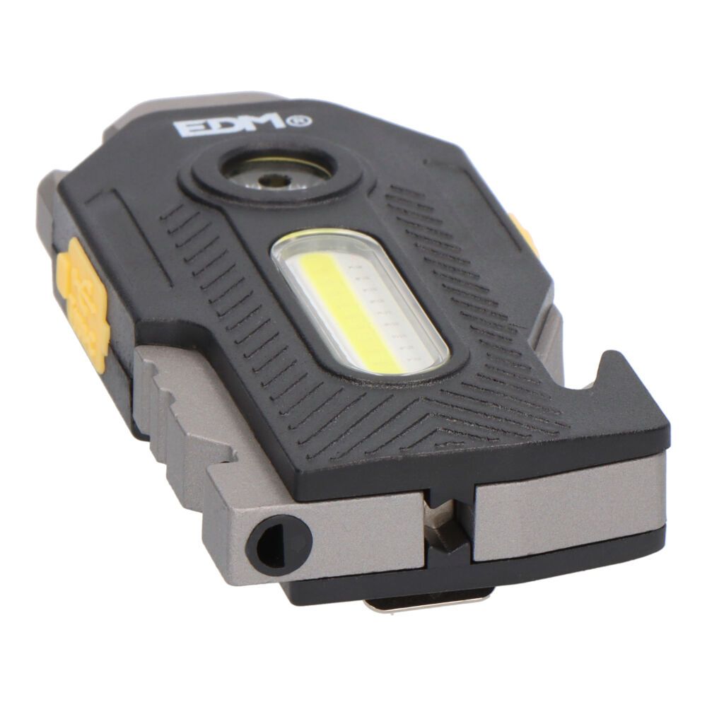 Linterna de seguridad 6 en 1 titan survival, 2 leds, 400 lm, 7+2,5 w - 39 x 21 x 92 mm
