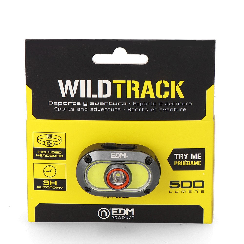 Linterna frontal led wildtrack tx2, aluminio, recargable, 7 + 5 w, 50 x 32 x 37 mm