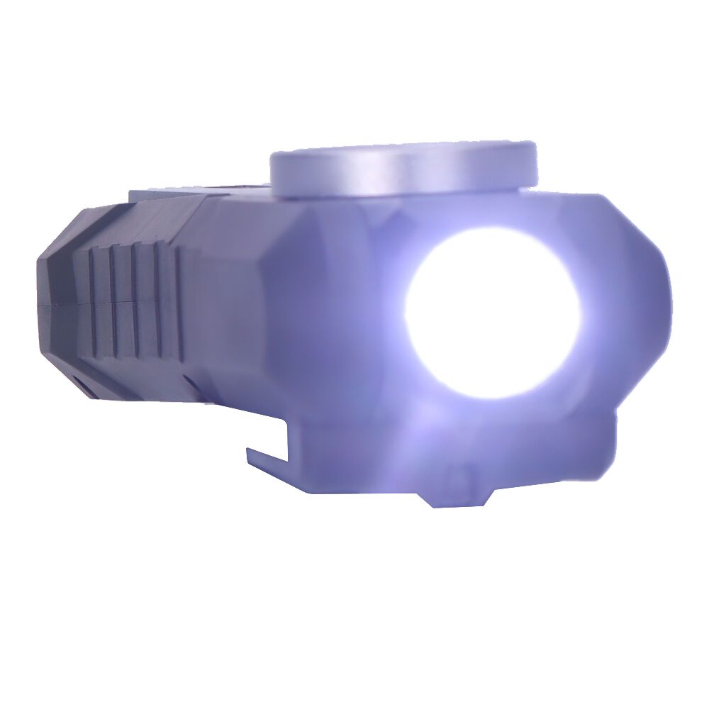 Linterna led de trabajo true work cob 5 w 200lm + 200lm + spot superior 50lm, recargable