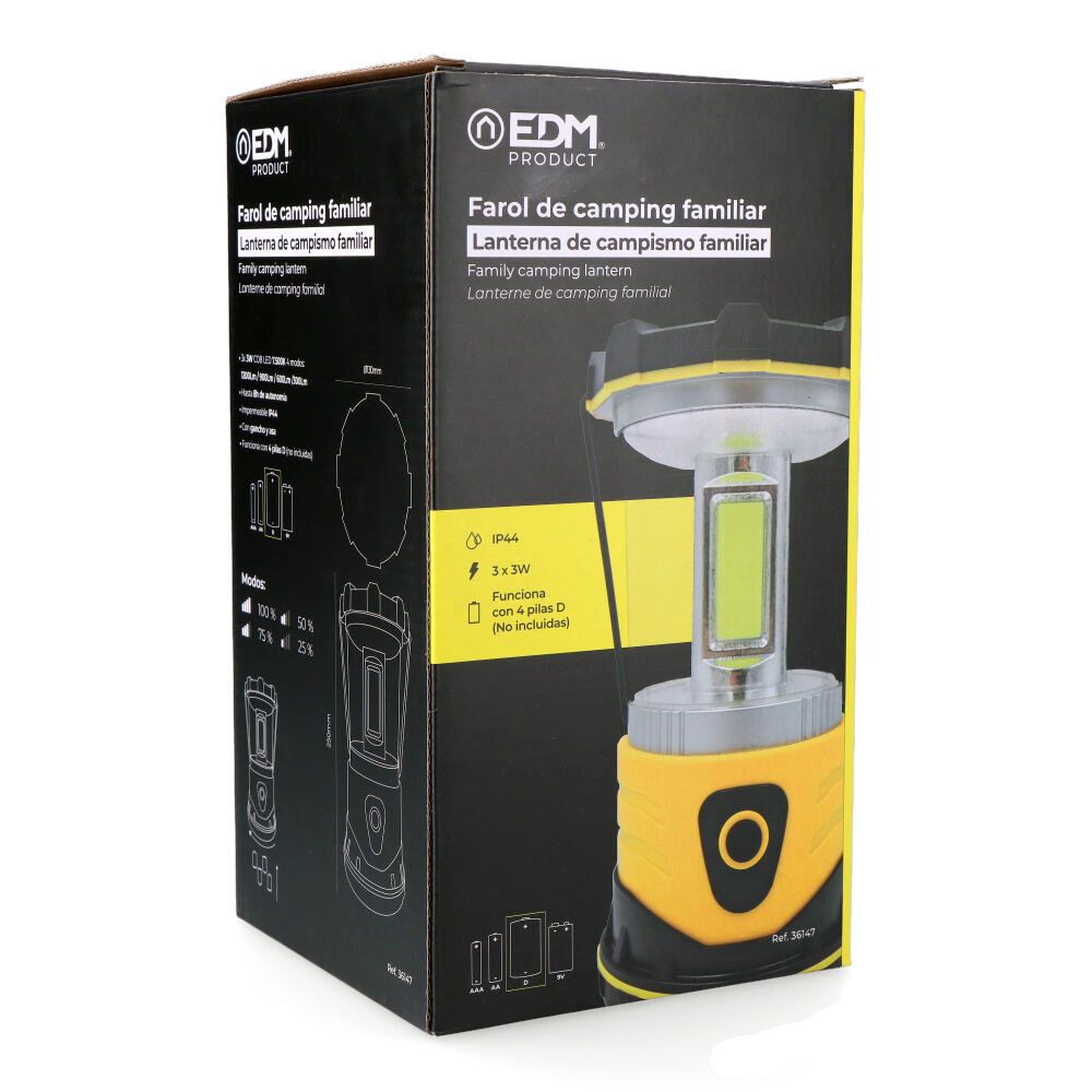 Farol led river trek, camping, pilas d, 3 w