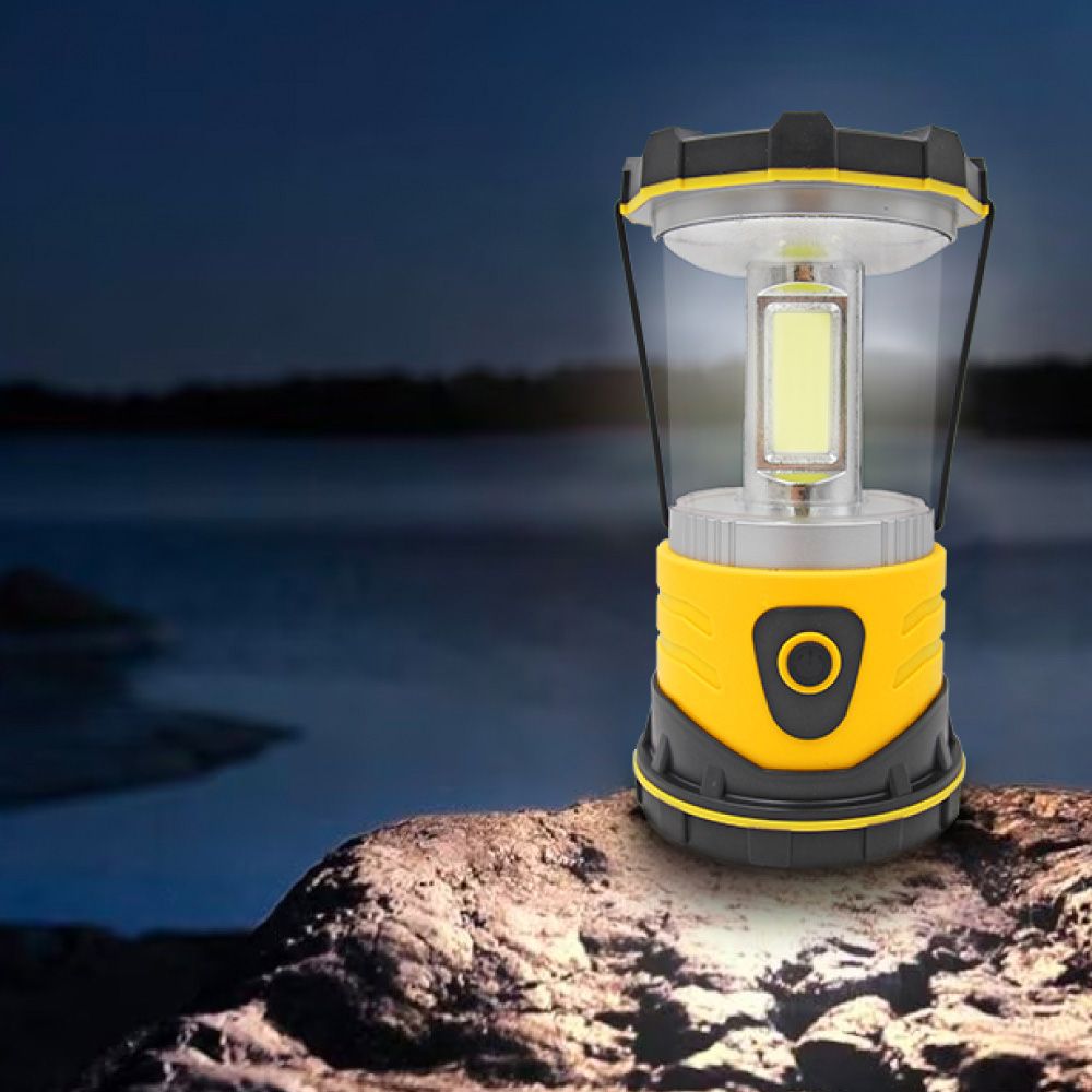 Farol led river trek, camping, pilas d, 3 w