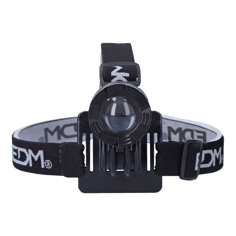 Foco led de aluminio recargable 180 lm, 50 lm, flash. función frontal / bicicleta