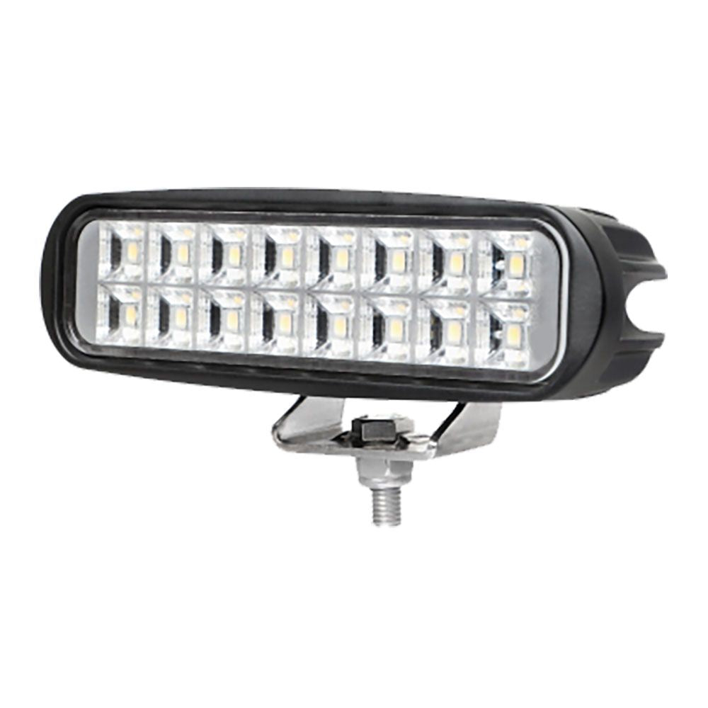 Faro de trabajo rectangular 16 leds - 1500 lm - 9 - 32 v - ip67