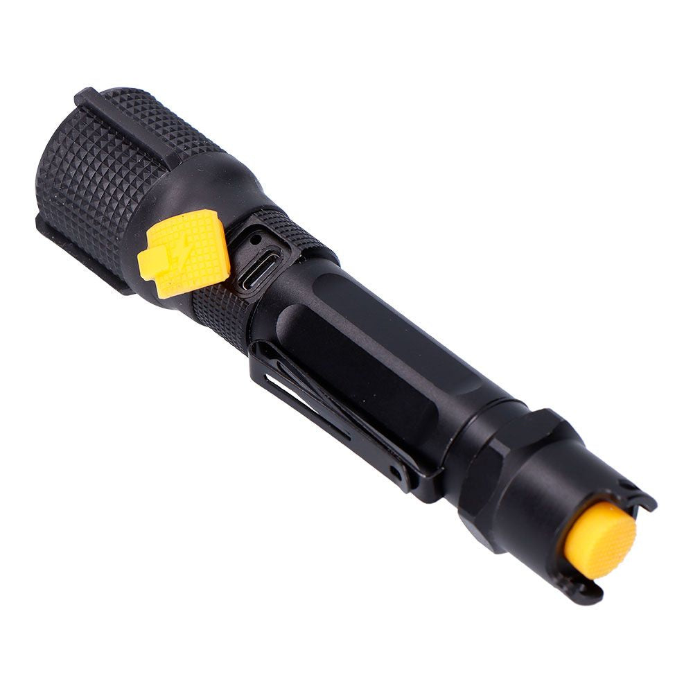 Linterna led táctica wolf x1 recargable 550 lm / 200 lm ip67 ø3,2 x 13,9 cm