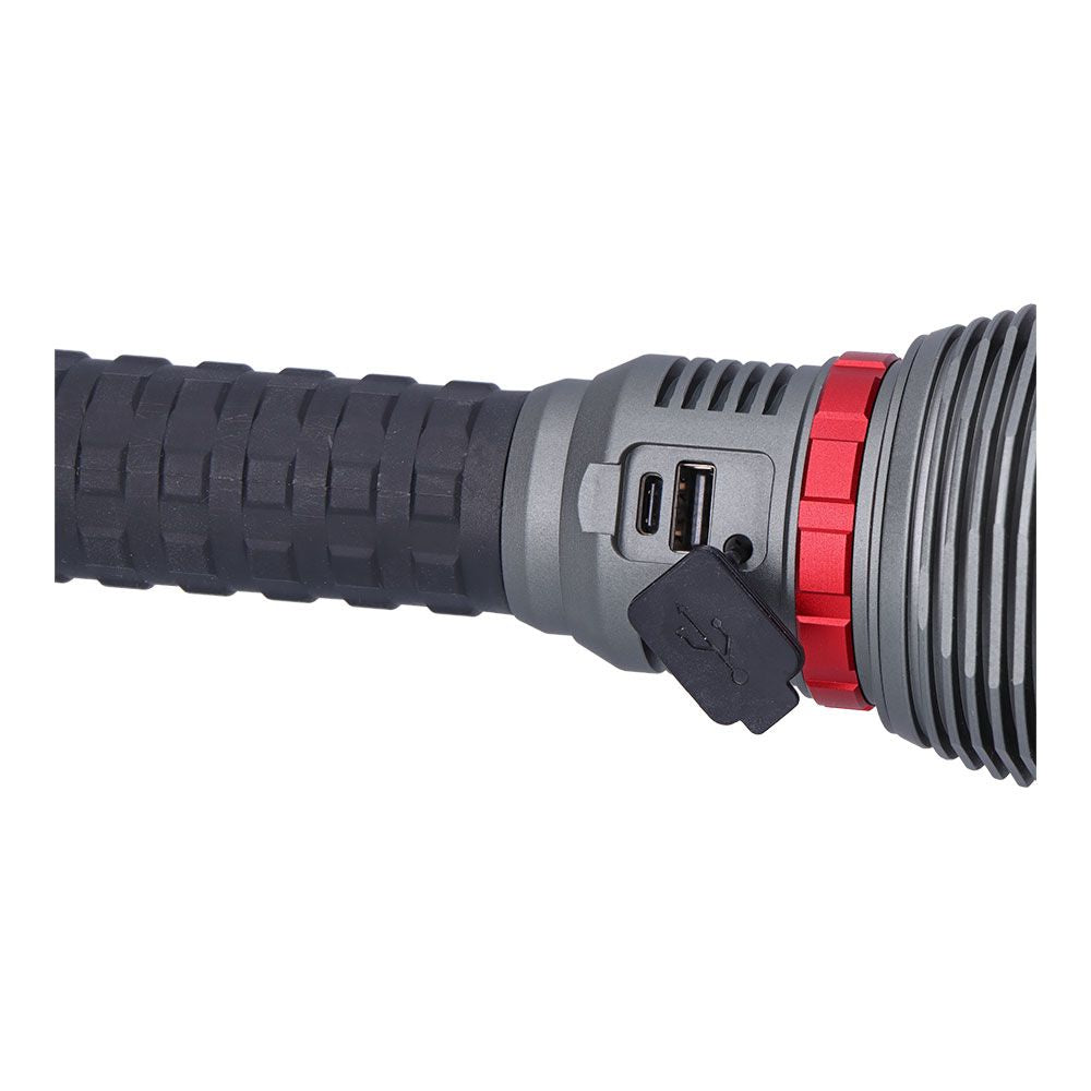 Linterna led de largo alcance 18000 lm