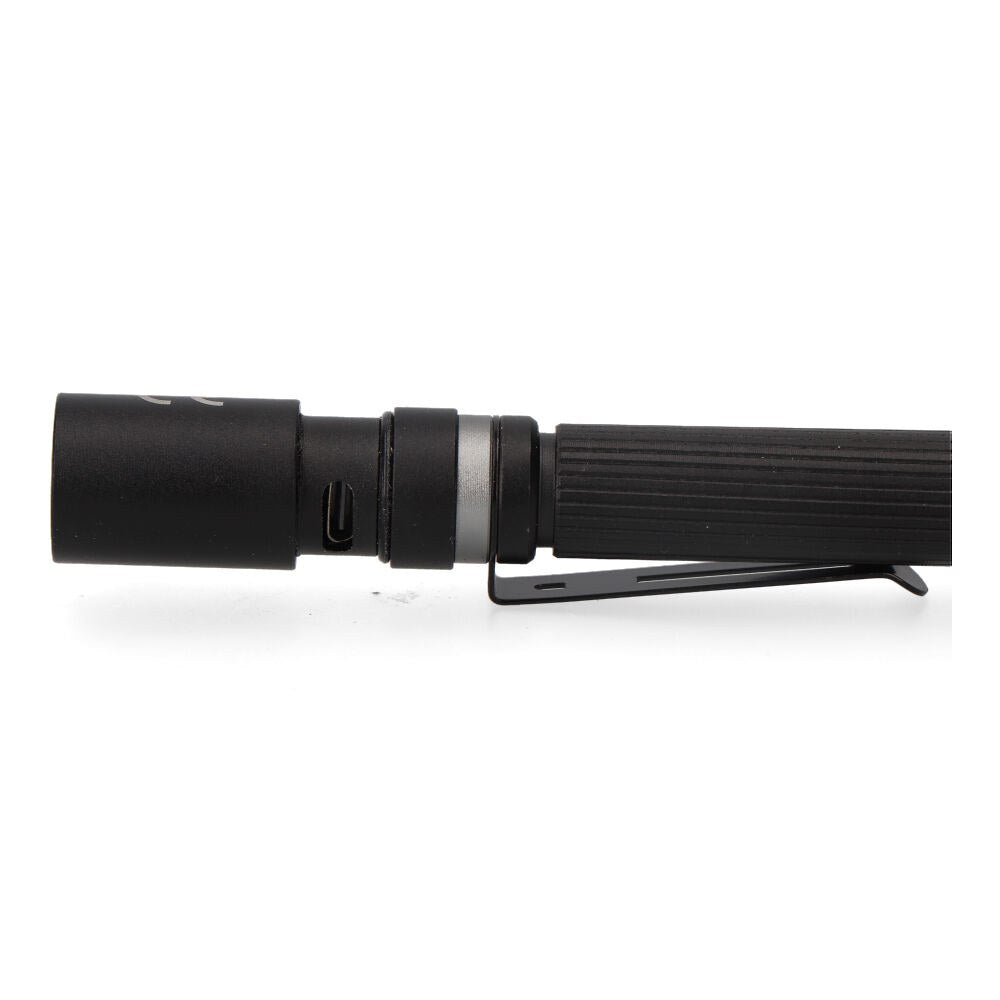 Linterna led/puntero laserstrike, tipo pluma, recargable, 250 lm