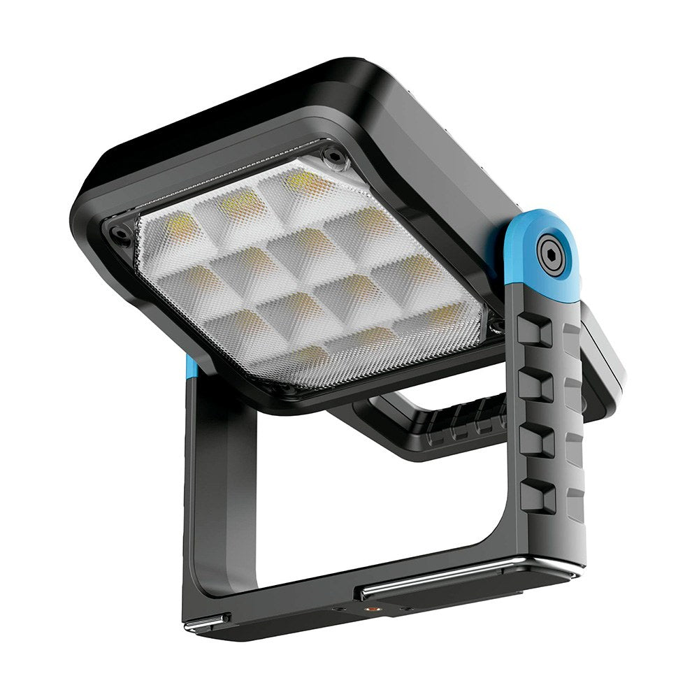 Foco led profesional de trabajo fp-40, recargable, 4cct, 60 w, 6500 lm, 8000 mah, 224 x 53 x 245 mm