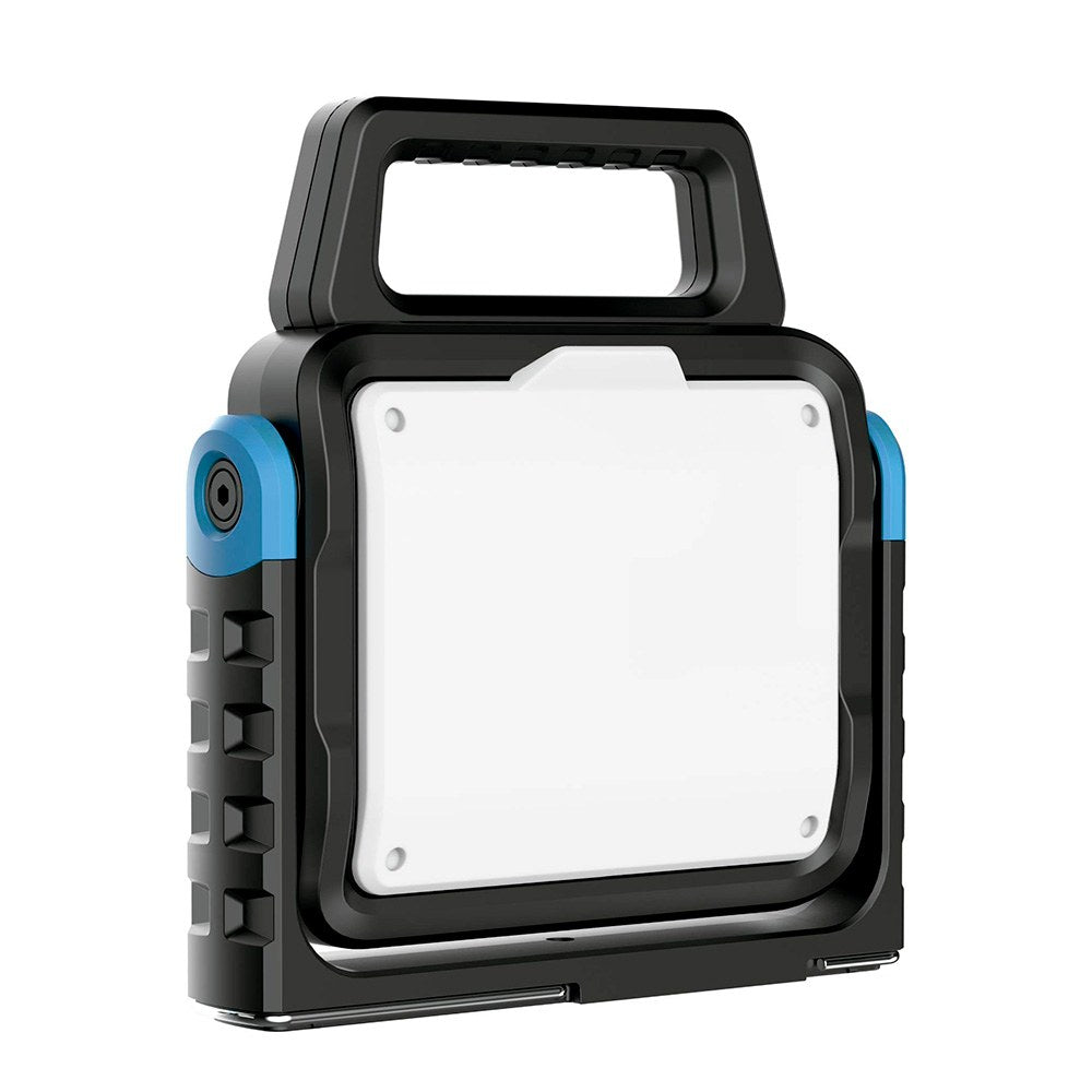 Foco led profesional de trabajo fp-40, recargable, 4cct, 60 w, 6500 lm, 8000 mah, 224 x 53 x 245 mm