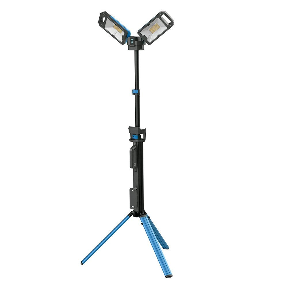 Lámpara led de trabajo recargable lp-60 60w 5000lm, con trípode, ø700x1920mm