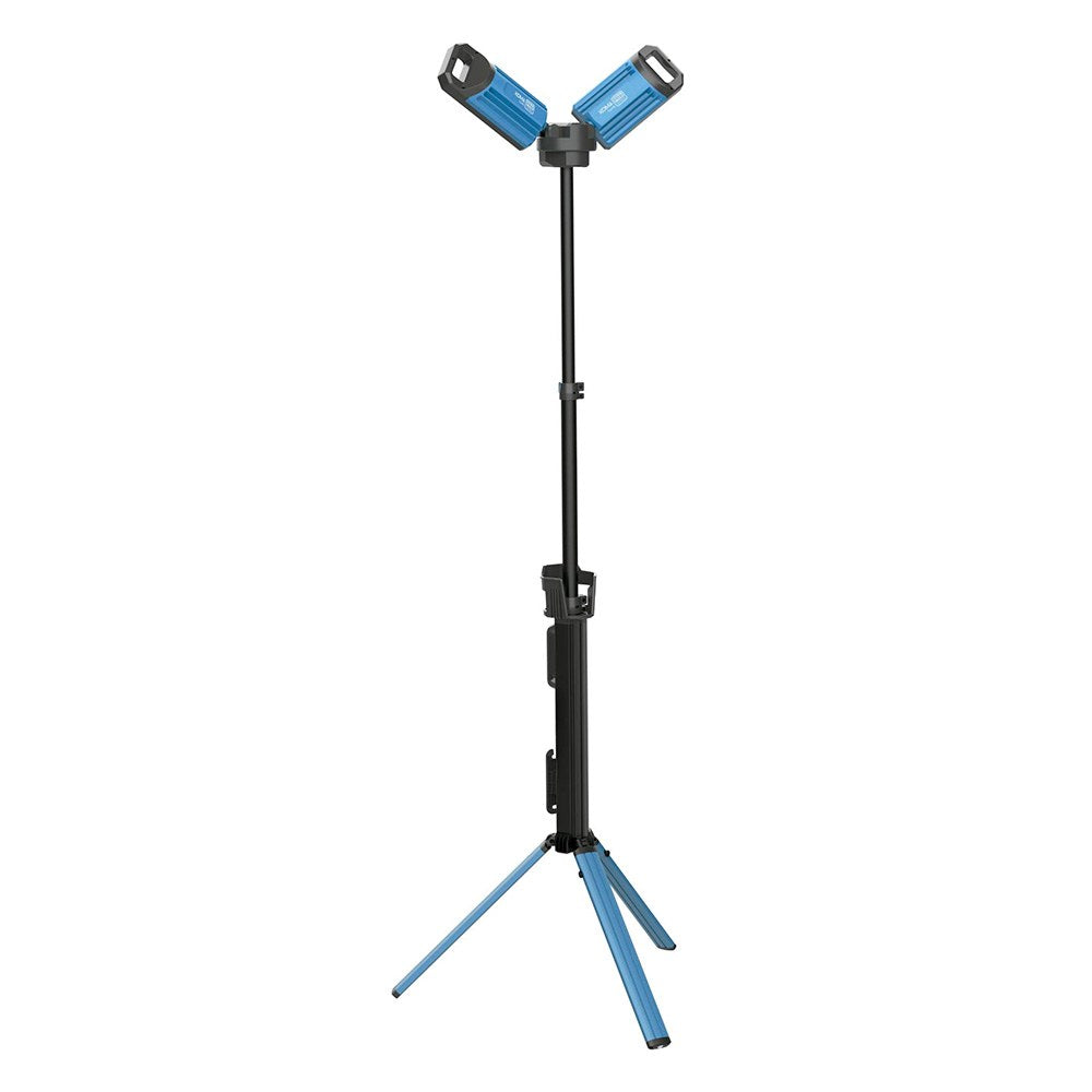Lámpara led de trabajo recargable lp-60 60w 5000lm, con trípode, ø700x1920mm