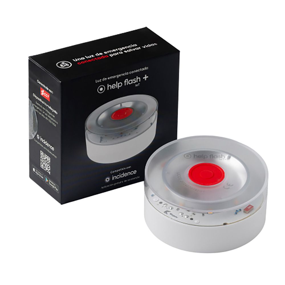 Baliza v16 de emergencia homologada conectada geolocalizable con dgt 3.0 help flash iot+