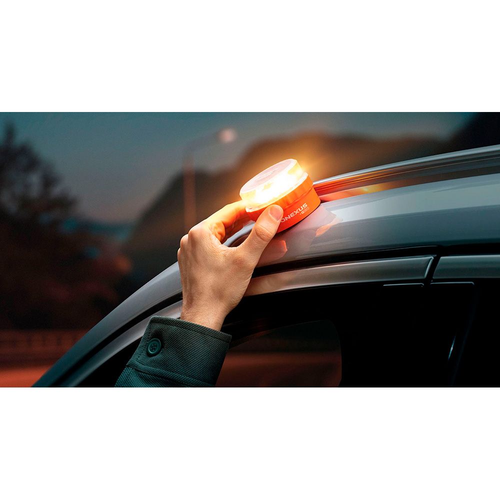 Baliza v16 de emergencia homologada conectada geolocalizable con dgt 3.0 onexus