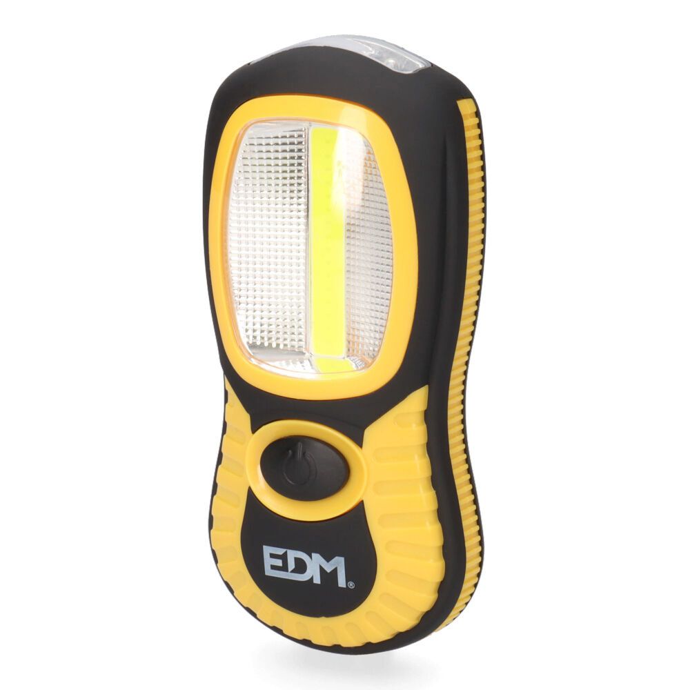 Linterna led xl work force, doble función con gancho + iman 3 x aaa (pilas incluidas)