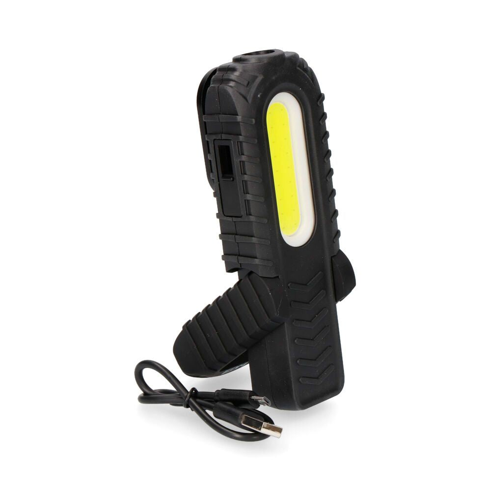 Linterna de trabajo ledtrue work f2 recargable true work f2 con usb, con gancho, clip, imán y soporte. cob 5 w 300 lm / 3 w 90 lm
