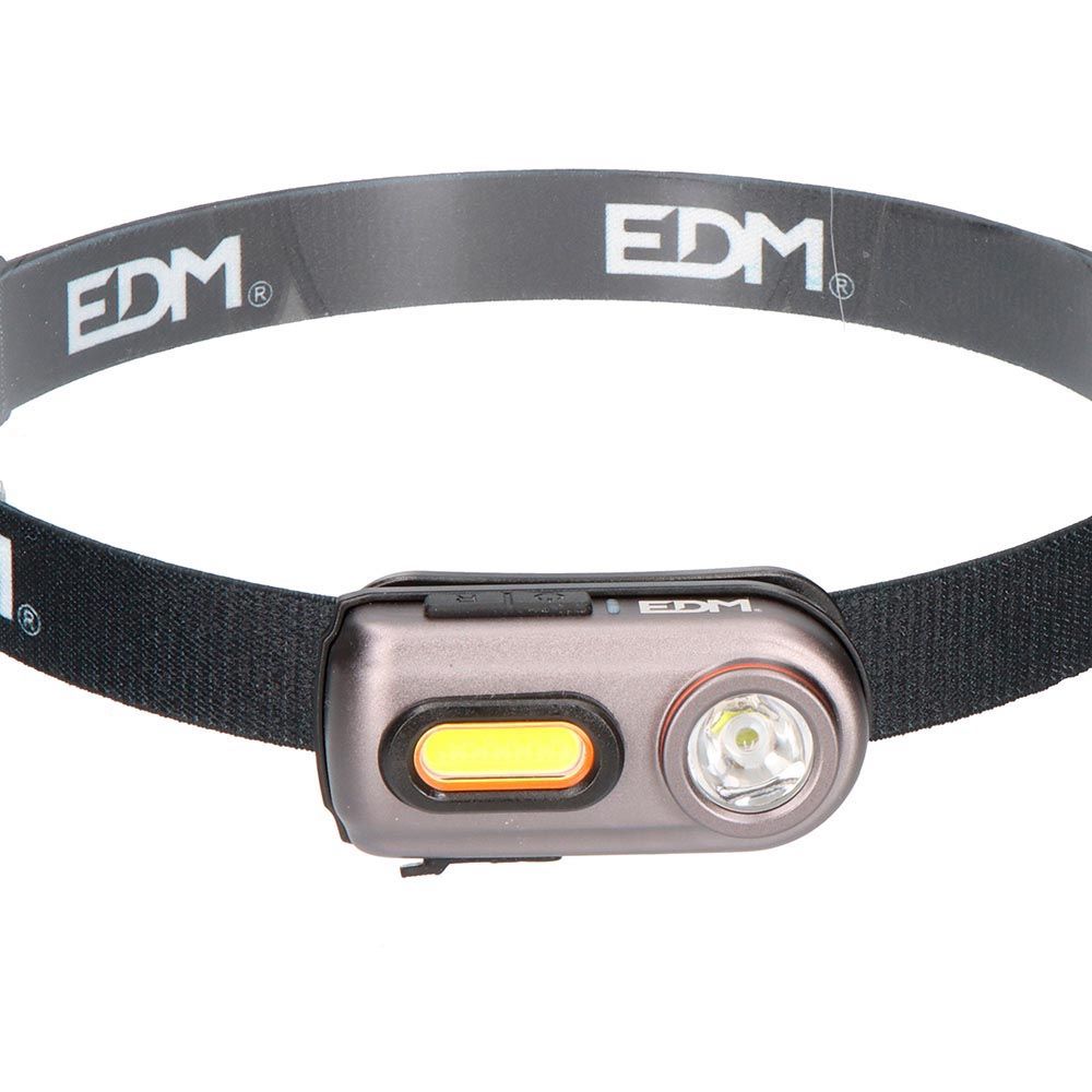 Linterna led frontal wildtrack tx3 recargable, 2 leds 400 lm 5 w, 65 x 26 x 32 mm